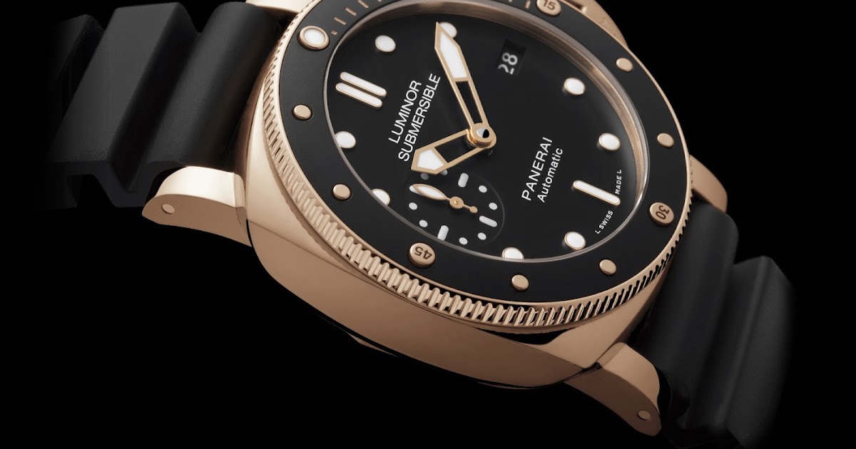 OceanicTime PANERAI Luminor SUBMERSIBLE 1950 3 Days Automatic ORO